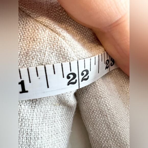 Only Child Fern Trench in Linen oatmeal neutral natural linen coat spring summer - Picture 11 of 14